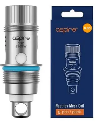 Aspire Nautilus Mesh Coils (5pk) (0.3 ohm)