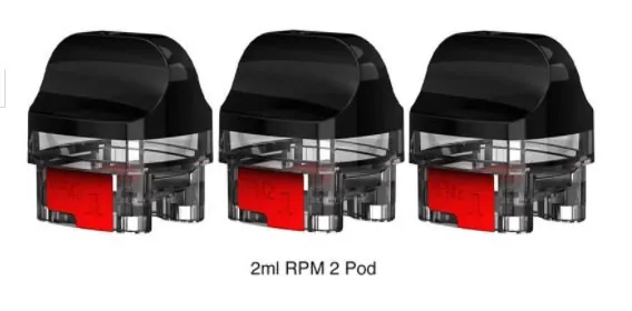 SMOK RPM 2 Empty 2ml Pod Cartridge - RPM 2 - 3pcs (52 ml)