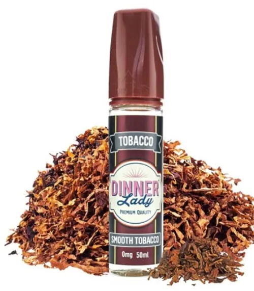 Dinner Lady Tobacco - Smooth Tobacco - 20- 60 ml (0mg, 50VG/50PG)