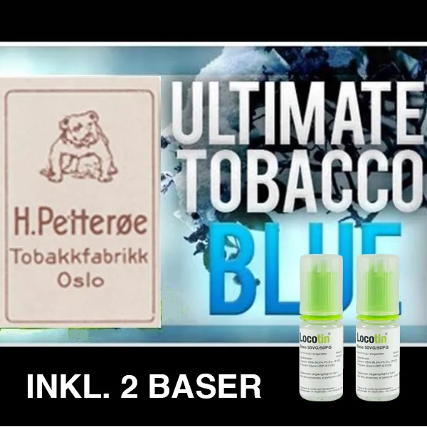 ePuff eLiquid Kit - Peters Blue Tobacco 30 ml (Ingen booster, Ingen booster)