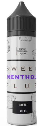 Danes Preferred Liquid Sweet Menthol Blue 20 ML (Uden booster, 50VG/50PG)