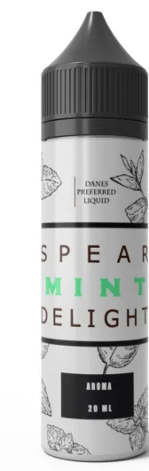 Danes Preferred Liquid Spear Mint Delight 20 ML (Uden booster, 50VG/50PG)