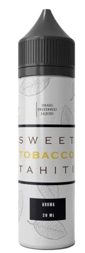 Danes Preferred Liquid Sweet Tobacco Tahiti 20 ml (Uden booster, 50VG/50PG)