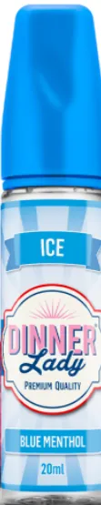 Dinner Lady - Blue Menthol Ice 20- 60 ml (Uden booster, 50VG/50PG)