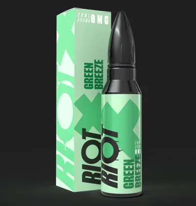 RIOT - Green Breeze 20/60 ml longfill (Uden booster, 50VG/50PG)