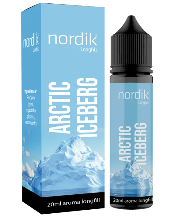 20ml Nordik Arctic Iceberg Longfill (Uden booster, 50VG/50PG)