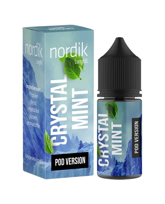 10ml Nordik Crystal Mint Longfill POD Version