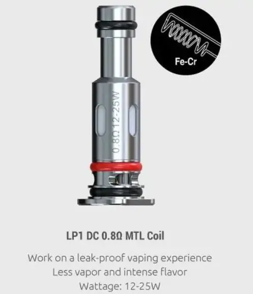 [1969] 5pcs SMOK LP1 - DC 0.8ohm