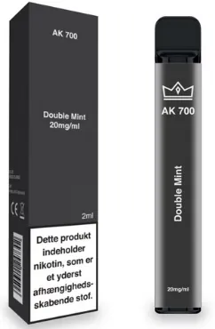 [9943] AK 700 - Double Mint engangs e-cig