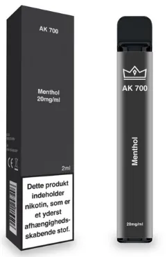 AK 700 - Menthol engangs e-cig