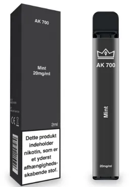 AK 700 - Mint engangs e-cig