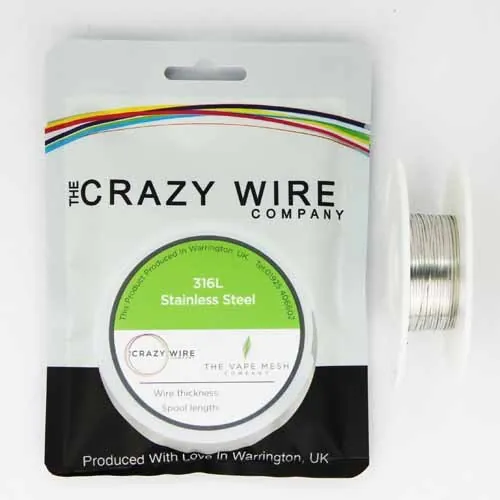 [239] Crazy Wire - Flat Ribbon Wire SS316L - 100m