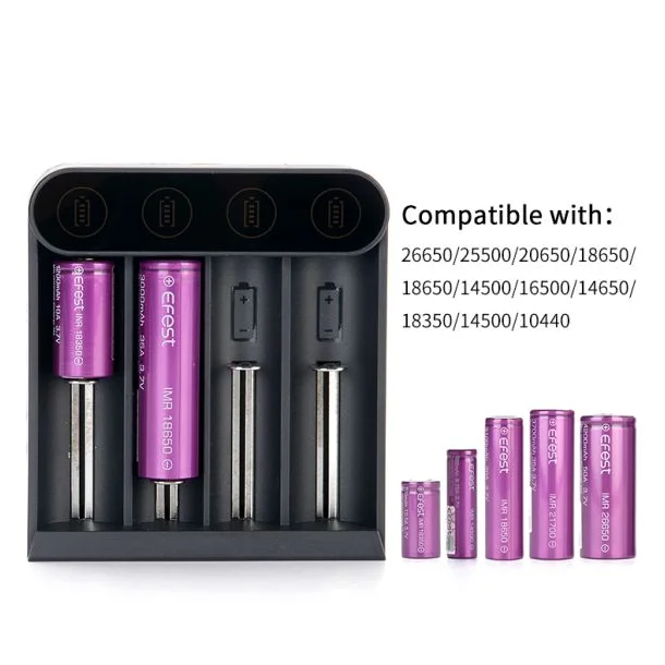 Efest SLIM K4 USB-C Oplader