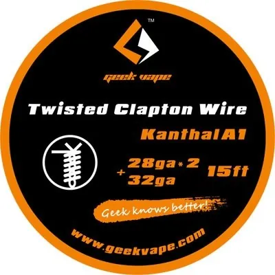 [756] Geekvape Twisted Clapton Kanthal A1 Wire - 15ft.