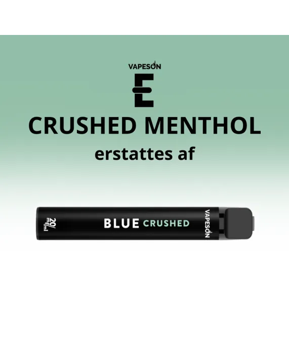 [5161] Vapeson E/Esug - Blue Crushed - Engangs e cig