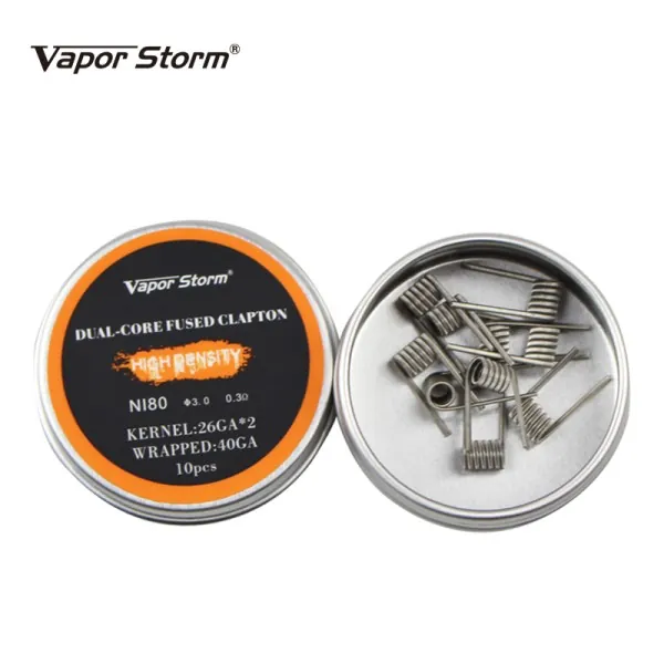 Vapor Storm Clapton Coils Dual Core - 10 pcs