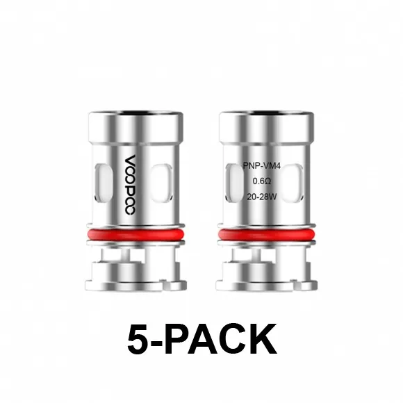 VooPoo PnP VM4 0.6O Mesh 20-28W Coils - 5 pcs.