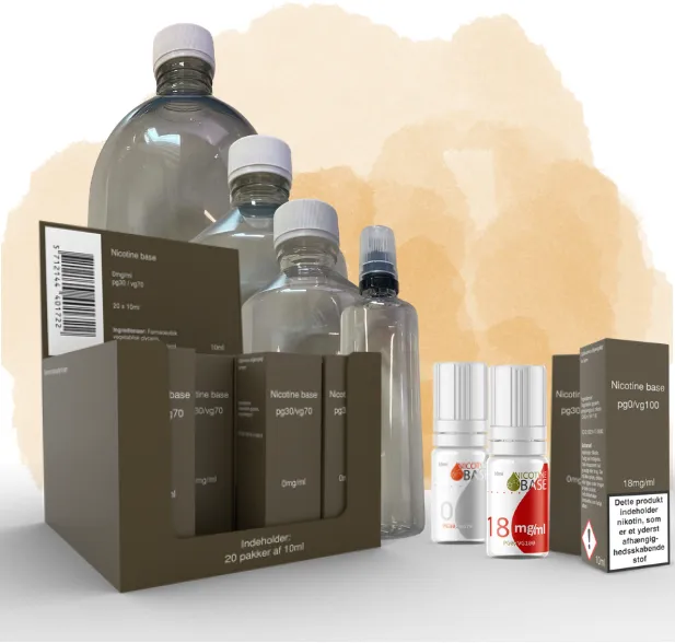 Basekit E-Liquid zum Selbermischen (0mg, 50VG/50PG, 100 ml)